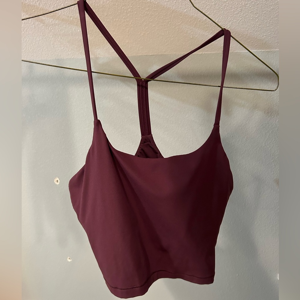 Racerback Spaghetti Straps Sports Top